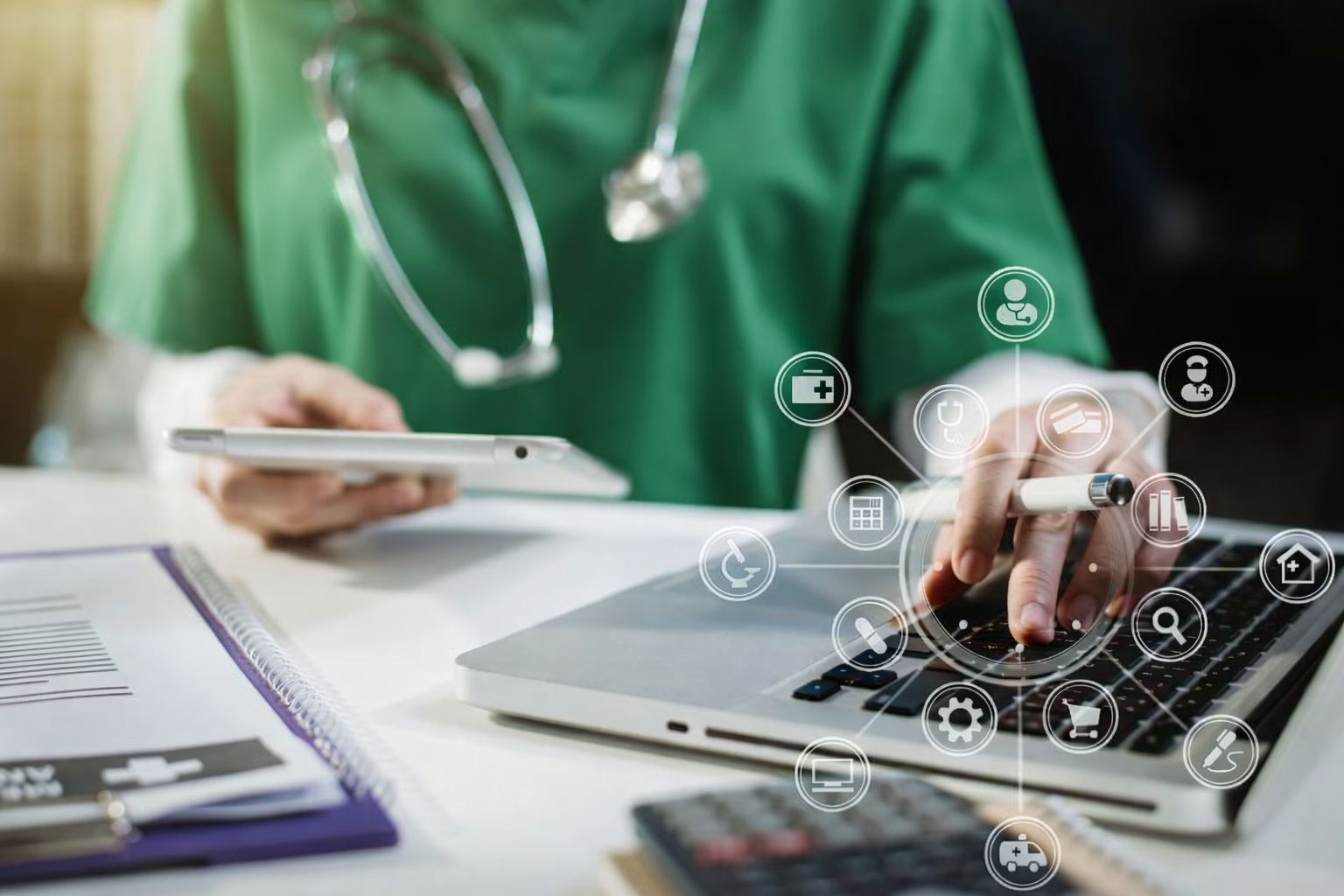 Veterinary technology illustration